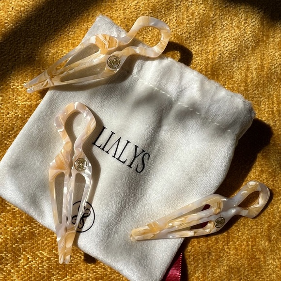 Lialys Prestige Hairpin Set of 3 - Gold - Picture 5 of 5